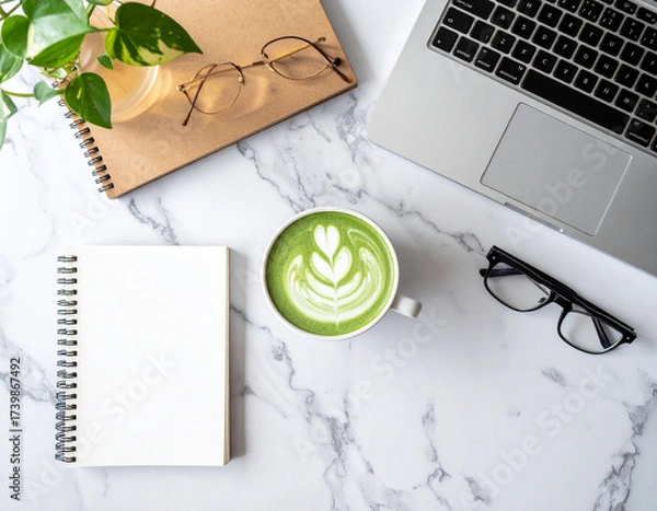 Obraz Matcha Workspace