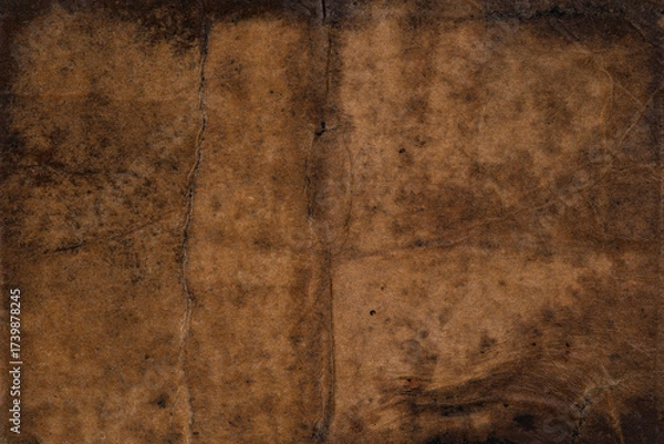 Obraz Stained leather background texture