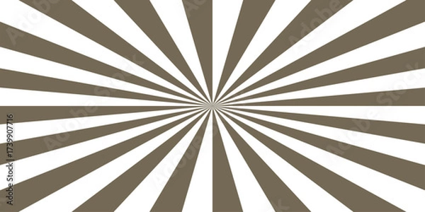 Fototapeta Abstract background with rays retro starburst. Funky ray elements, circle motifs. Curve smoothly, forming swirling vortex effect.Dynamic spiral effect reminiscent of retro candy swirls or vintage...
