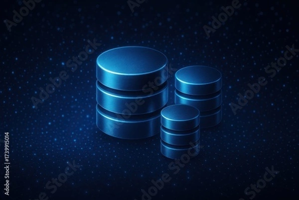 Fototapeta Data management process information systems technology digital environment abstract viewpoint