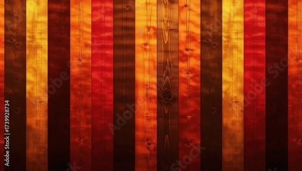 Obraz Warm Toned Wood Panel Pattern with Vertical Stripes.