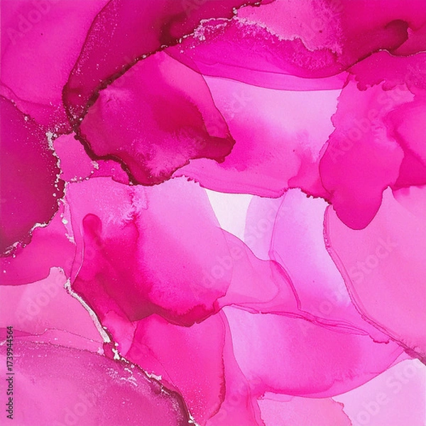 Obraz Abstract pink background. Minimalist backdrop. Template design
