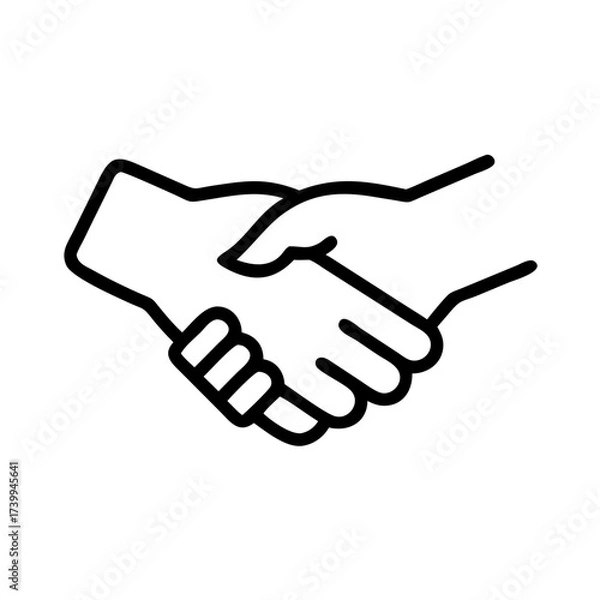 Obraz handshake shake hands