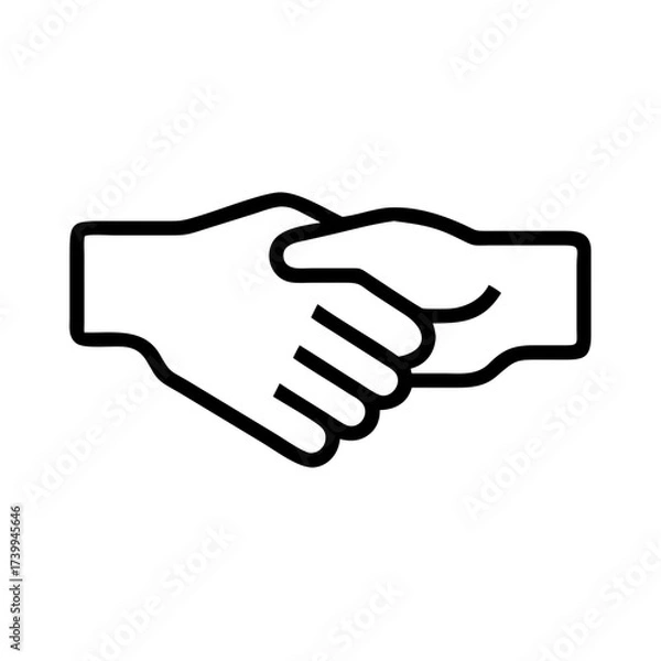Fototapeta handshake shake hands