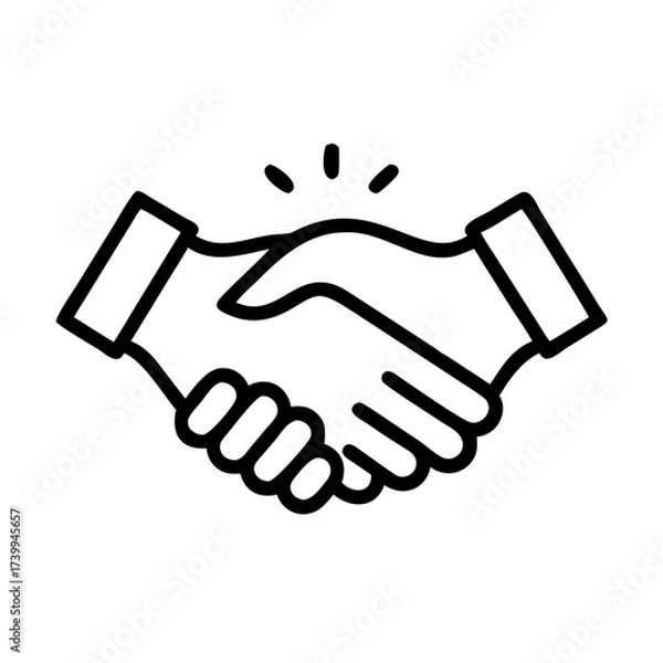 Fototapeta handshake shake hands