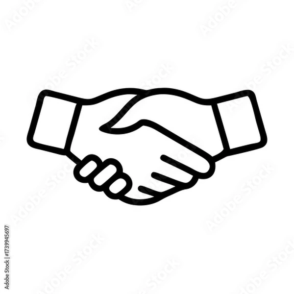 Obraz handshake shake hands