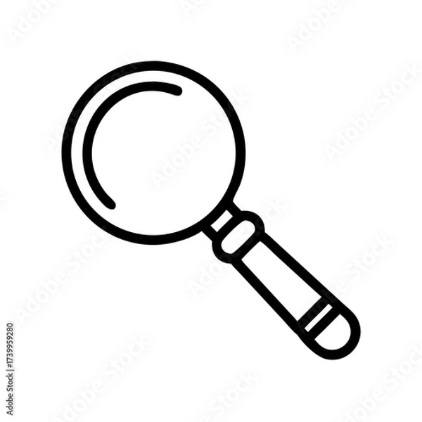 Fototapeta magnifying glass