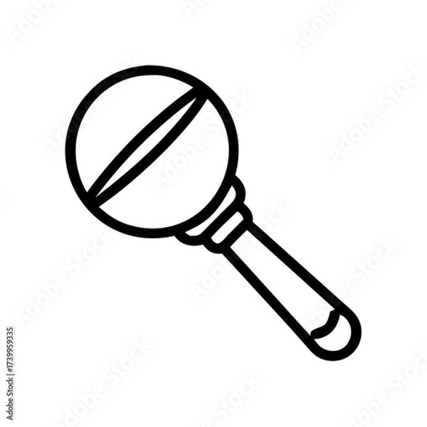 Fototapeta magnifying glass