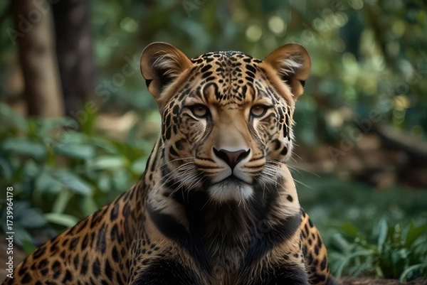 Obraz portrait of a tiger on transparent background