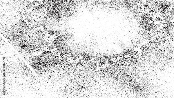 Fototapeta Old Damaged Grainy Texture with Scratches and Distressed Overlay Effect for Grunge Background