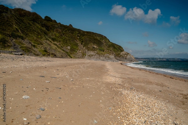 Obraz Limpet Rocks seen from Beesands Devon.