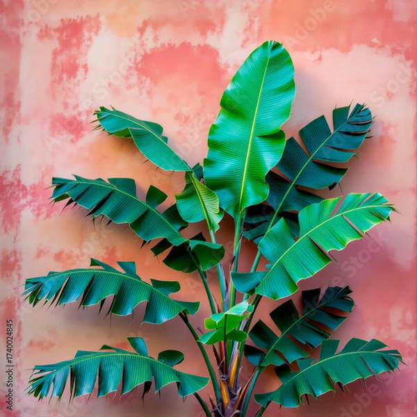 Fototapeta abstract background with leaves