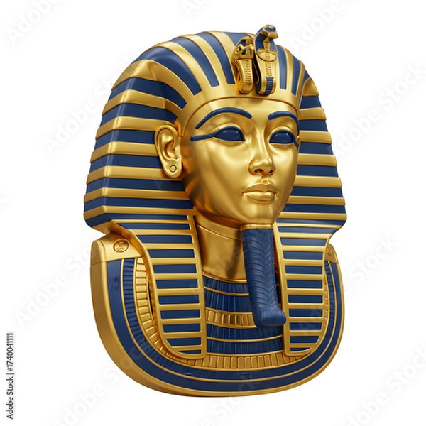 Obraz ancient egyptian queen of egypt isolated on white