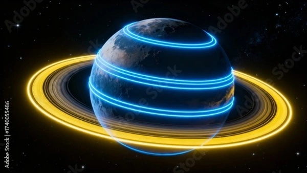 Obraz A digitally render