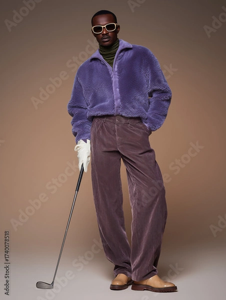 Obraz man with a cane