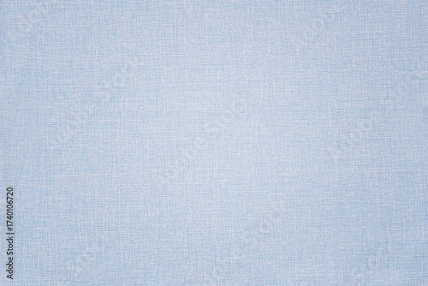 Fototapeta Light blue background, blue textile backdrop