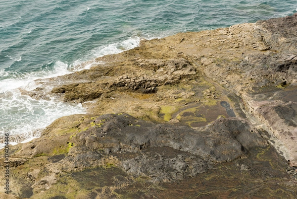 Obraz Volcanic seashore