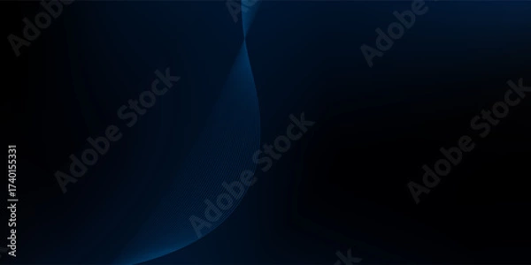 Fototapeta Blue neon color abstract blurred gradient background in high resolution. Moving abstract blurred background for anniversaries, Mother's Day, marriage, Father's Day, and invitation e-cards.