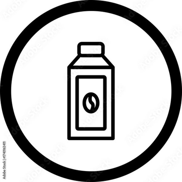 Fototapeta Syrup Vector Icon Design