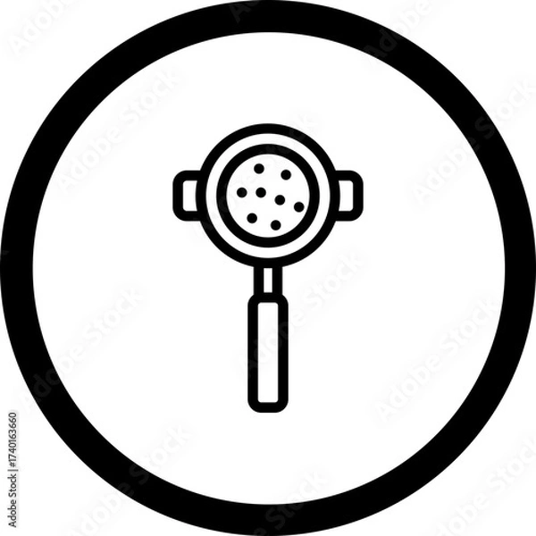 Fototapeta Portafilter Vector Icon Design