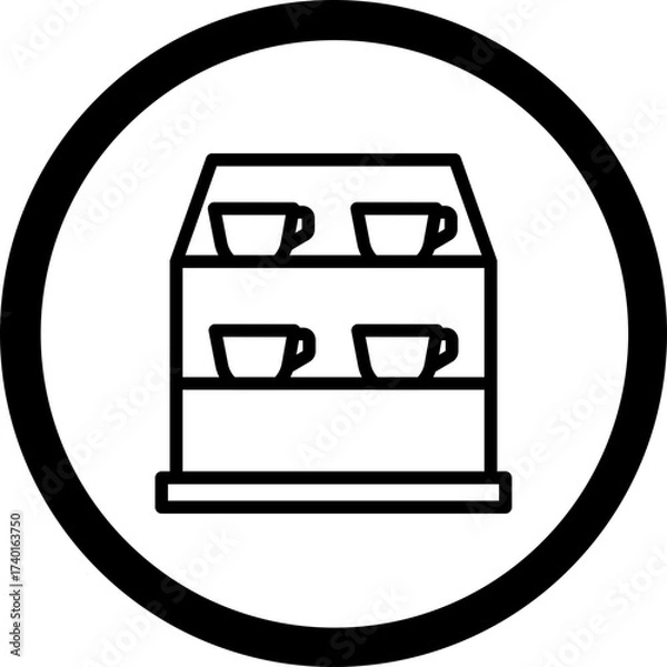 Fototapeta Showcase Vector Icon Design