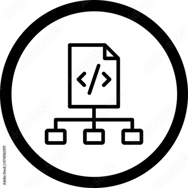 Fototapeta Structure Vector Icon Design