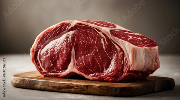 Obraz Grilled Entrecote with Rustic Style