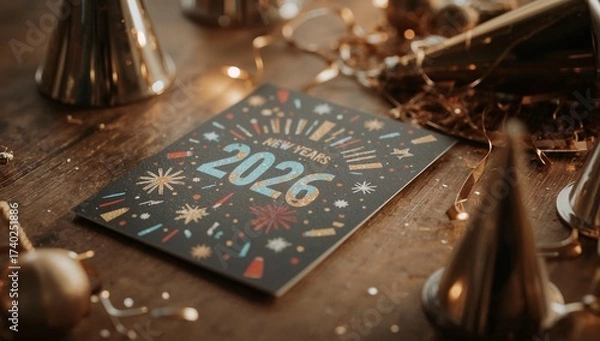 Obraz New Years Card 