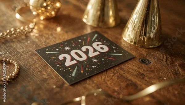 Obraz New Years Card 