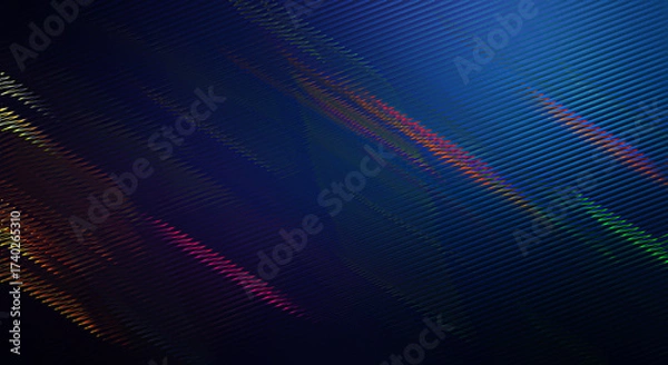 Fototapeta Abstract background with diagonal light streaks