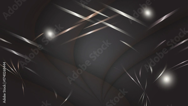 Fototapeta geometric black background