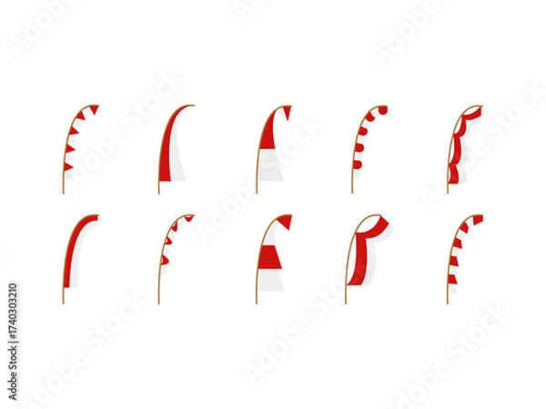 Obraz Accessories Flag Set