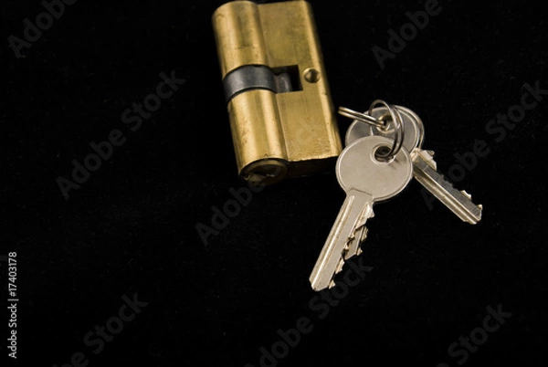 Obraz lock and keys