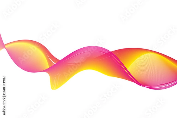 Fototapeta abstract waves design element
