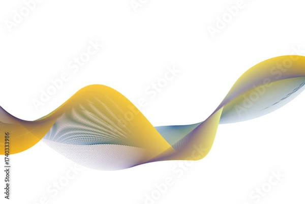 Fototapeta abstract waves design element