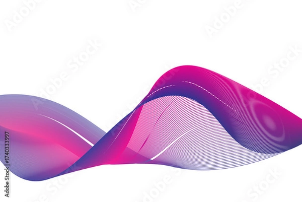 Fototapeta abstract waves design element