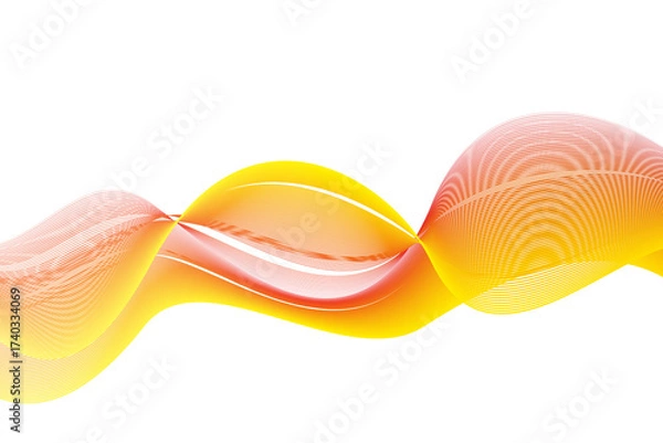 Fototapeta abstract waves design element