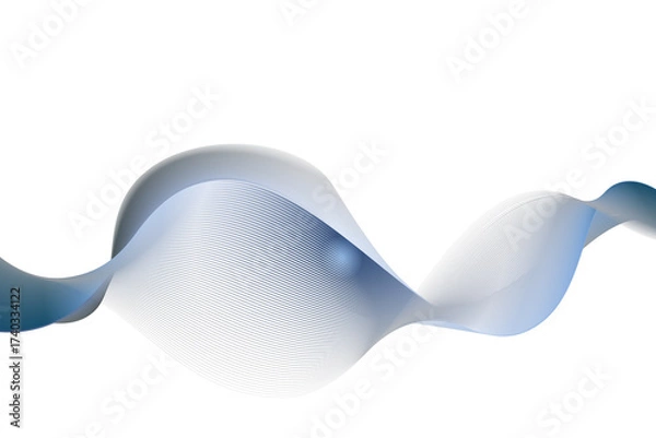 Fototapeta abstract waves design element