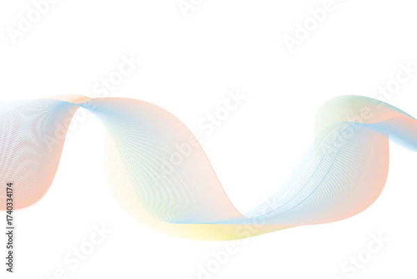 Fototapeta abstract waves design element