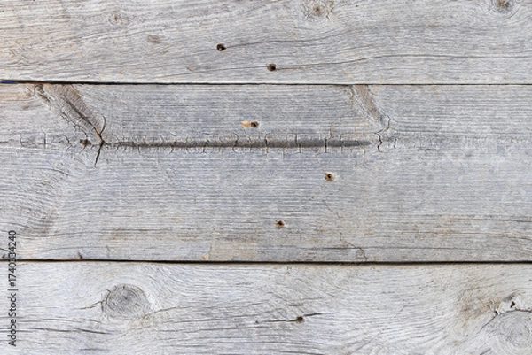 Fototapeta 古く年代を経過した木目の板