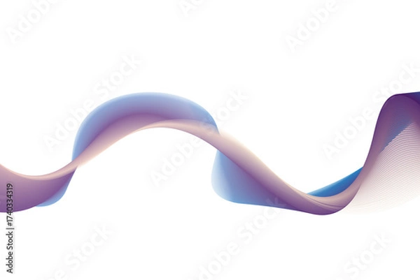 Fototapeta abstract waves design element
