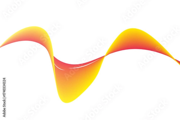 Fototapeta abstract waves design element