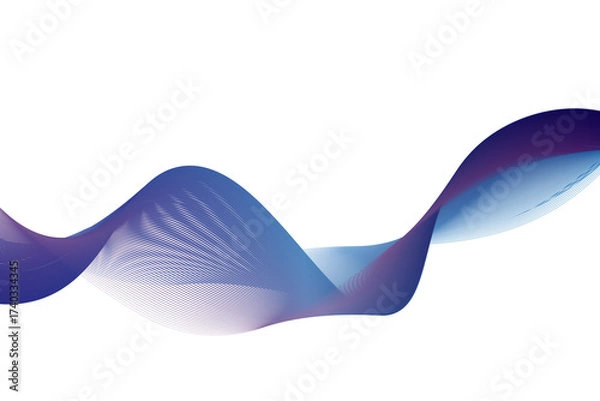 Fototapeta abstract waves design element