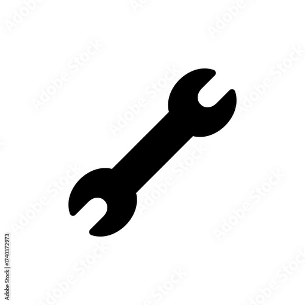 Fototapeta Wrench icon vector for web and mobile app. repair icon. tools sign and symbol