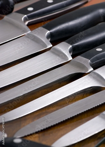 Fototapeta kitchen knives 2