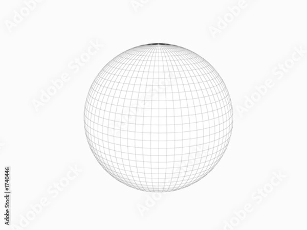 Fototapeta 3d mesh of earth