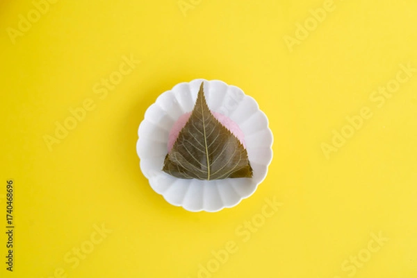 Obraz 春の和菓子　桜餅