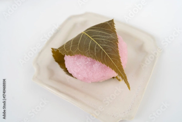 Obraz 春の和菓子　桜餅