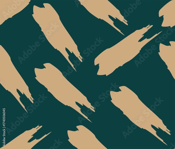 Obraz design vector art seamless pattern beautiful brush stroke pattern