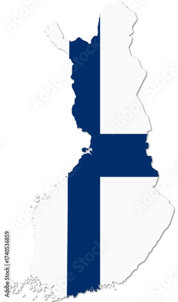 Obraz Finland map